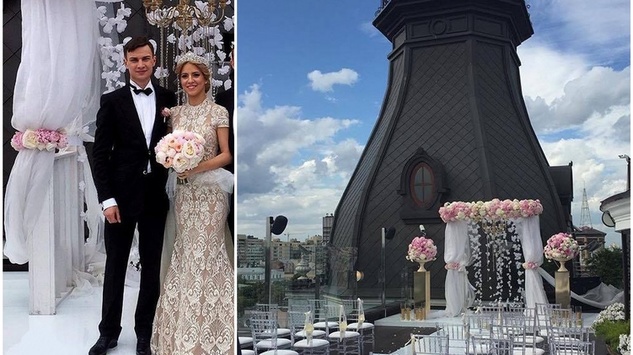 Екс-міністр оборони Гелетей одружив сина на даху «Прем'єр Паласу» за 1,5 мільйона гривень