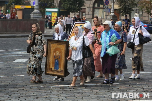 В московській церкві заявили, що у хресному ходу та урочистостях взяли участь 100 тис. осіб 