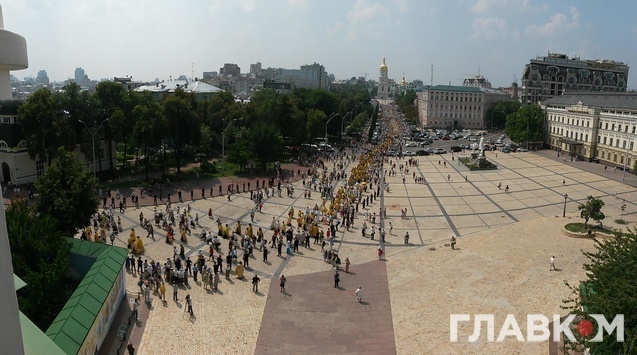 У Київському патріархаті назвали кількість учасників їхнього хресного ходу
