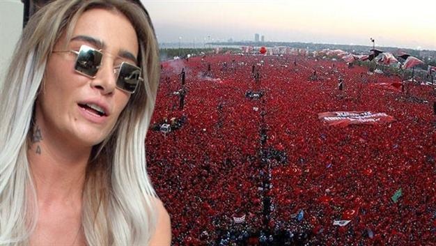 У Туреччині скасували концерти співачки, яка назвала мітинги на підтримку Ердогана звичайним шоу