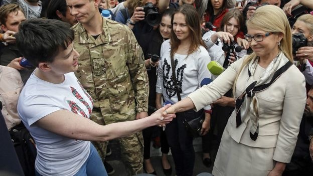 Савченко розповіла про свої стосунки з Тимошенко
