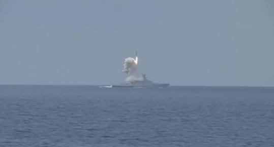 Російські кораблі завдали ракетних ударів по Сирії із Середземного моря