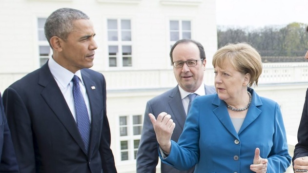 Обама зустрівся з Меркель і Олландом, з Путіним поговорить без преси