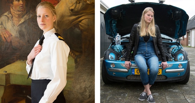 Подвійне життя. Як виглядають голландські жінки-військові в уніформі та без