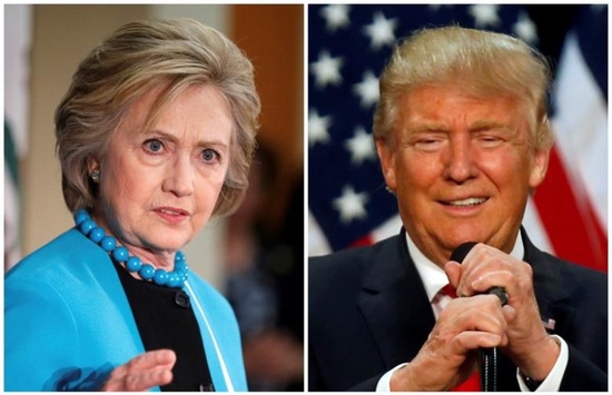 Вибори в США: Згідно з опитуваннями, Клінтон випереджає Трампа на 4%