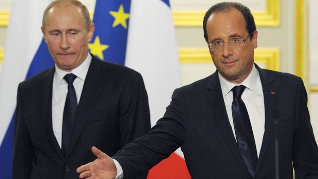 Путін скасував візит до Франції через «конфлікт у Сирії»