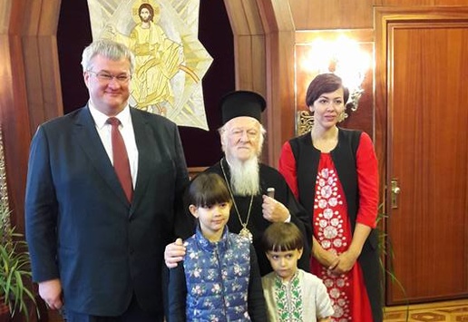 Посол України в Туреччині отримав благословення Вселенського Патріарха