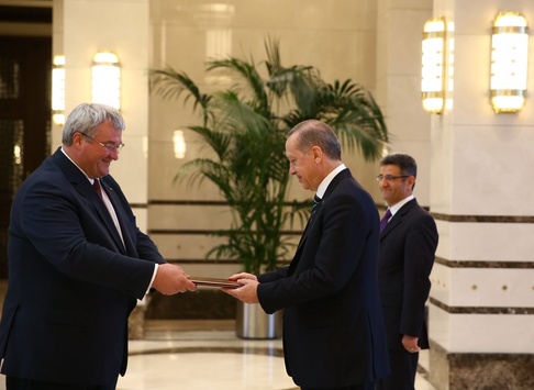 Посол України в Туреччині вручив вірчі грамоти Ердогану 