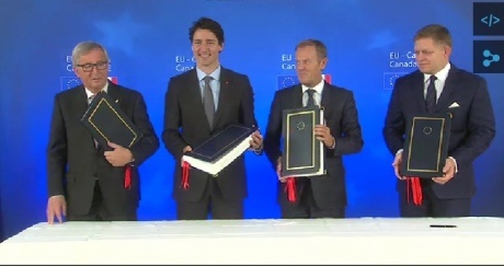 Євросоюз і Канада підписали угоду про ЗВТ