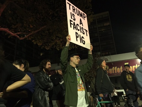 «До біса Трампа»: протести проти перемоги республіканця у США