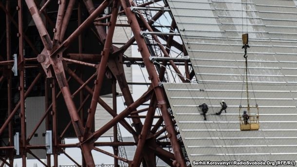 Як відбувається підготовка до накриття четвертого енергоблоку Чорнобильської АЕС