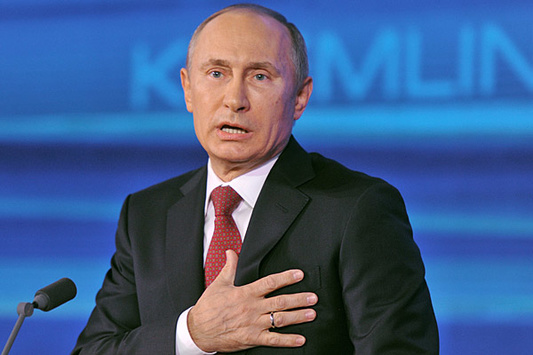 Путін розказав, як «біла і пухнаста» Росія страждає від замовних інформкампаній