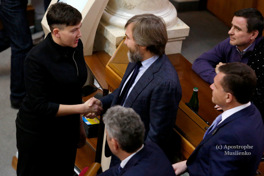 Надія Савченко підтримала Новинського (ФОТО)