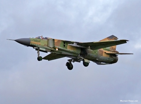 У Сирії розбився російський винищувач МіГ-23