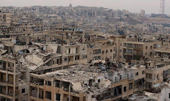 Моторошне відео зі зруйнованого російською авіацією Алеппо