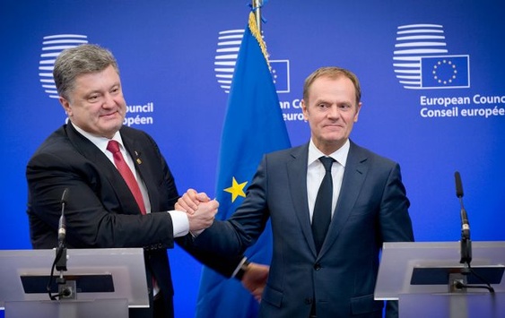 Порошенко і Туск скоординували позиції напередодні саміту ЄС у Брюсселі