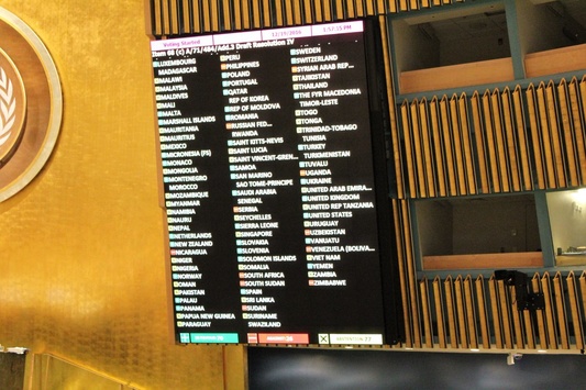 Генасамблея ООН ухвалила резолюцію України щодо анексованого Криму