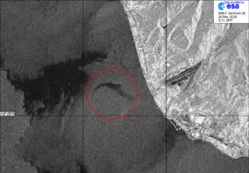 Опубліковано супутниковий знімок місця падіння російського Ту-154 