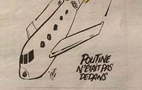 Charlie Hebdo опублікував карикатуру на катастрофу російського Ту-154 
