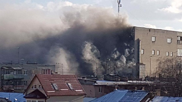 У Львові горить завод «Електрон»: є потерпілі