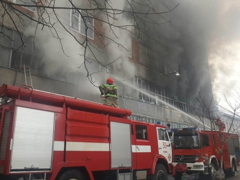З’явилося відео з місця пожежі у Львові