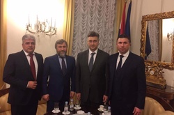 Новинський зустрівся з прем’єром Хорватії – говорили про Донбас