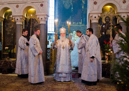 Патріарх Філарет привітав українців з Різдвом Христовим 