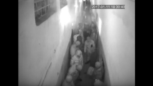 Опубліковано відео нападу «торнадівців» в Лук'янівському СІЗО