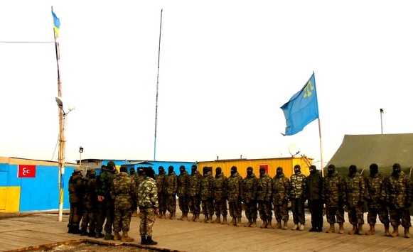 На місці інциденту між військовими і кримськотатарським батальйоном працює СБУ