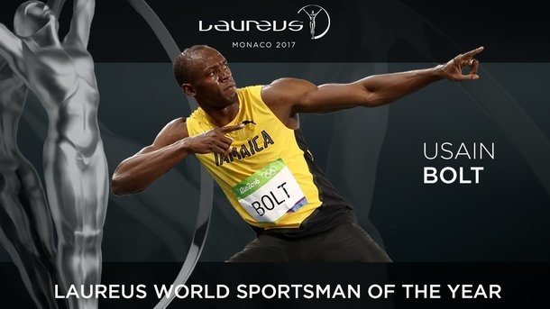 Спринтер Усейн Болт визнаний спортсменом року за версією Laureus