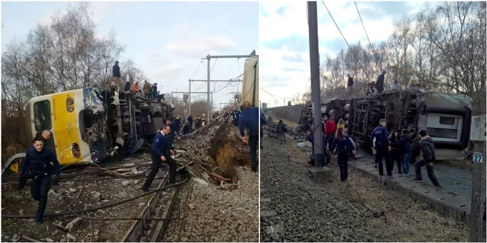 У Бельгії зійшов потяг з рейок: 1 людина загинула і 27 травмовано
