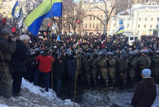 В центрі Києва без ексцесів завершився мітинг прихильників блокади Донбасу