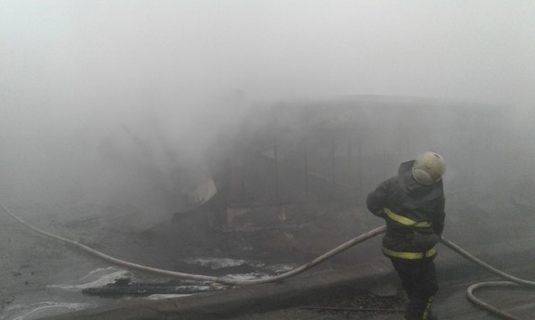 У Маріуполі сталася пожежа на «Азовзагальбуді»