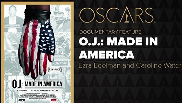 «Оскар» за кращу документалку отримав фільм «О. Джей: Зроблено в Америці»