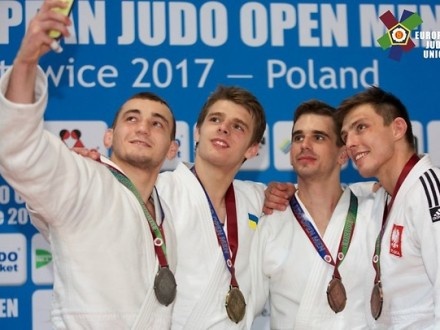 Українські дзюдоїсти вибороли п'ять медалей на Кубку Європи