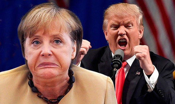 Трамп відмовився потиснути руку Меркель на прийомі у Білому домі