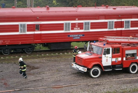 До Балаклії на Харківщину відправили пожежні потяги 