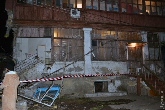 Подробиці обвалення житлового будинку у Одесі