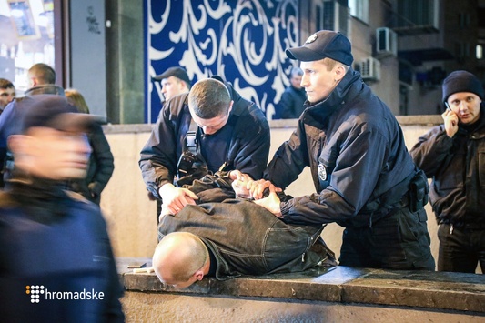 В центрі Києві відбулась стрілянина, поранено одного чоловіка