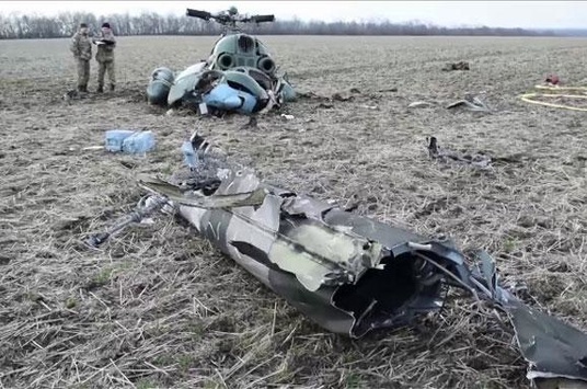 Опубліковано відео з кабіни військового гелікоптера, що розбився на Донбасі