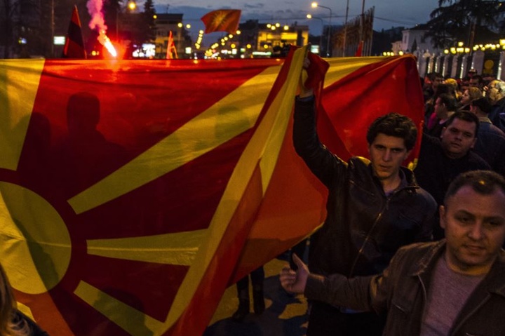 Протести у Македонії: активісти пікетували будівлю парламенту