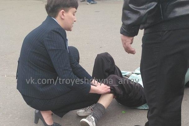 Сестра Савченко збила літню жінку в Києві