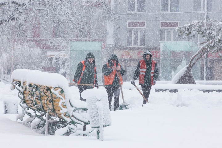 На Кіровоградщині випав сніг