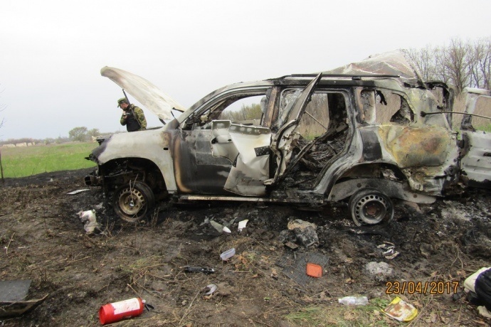 Підрив автівки місії ОБСЄ на Донбасі розслідується як теракт