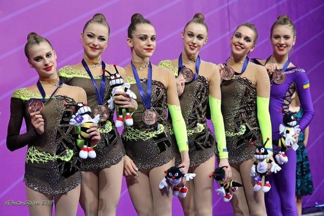 Українські гімнастки у групових вправах завоювали 2 медалі Кубка світу в Узбекистані