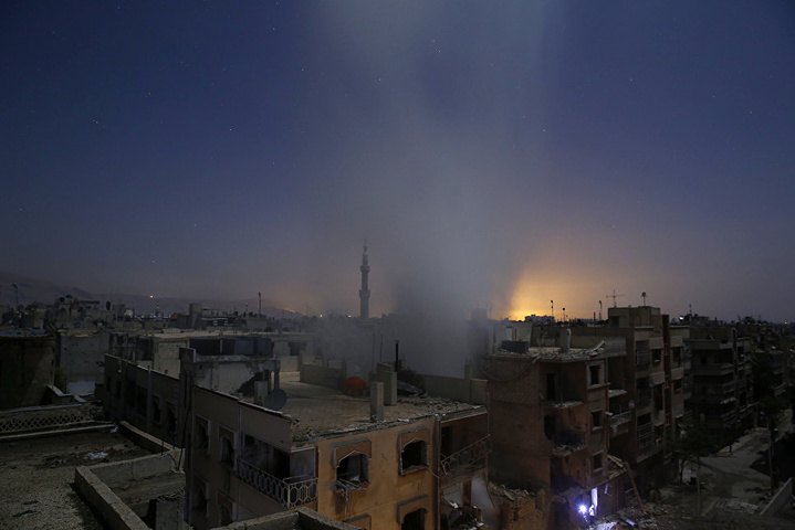 Біля аеропорту столиці Сирії стався потужний вибух 