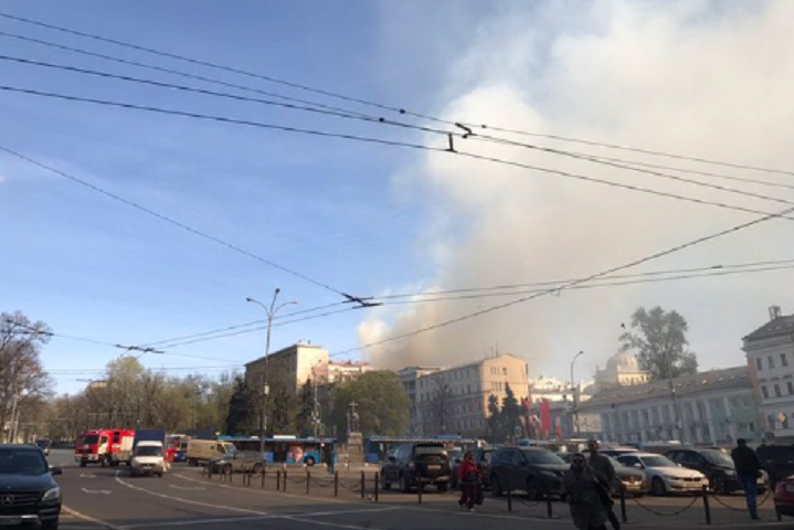 Пожежу у центрі Москви загасили