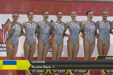 Українки виграли 6 золотих медалей у світовому етапі з синхронного плавання