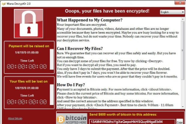 Друга хвиля вірусу WannaCry атакувала країни Азії