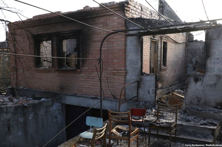 Бойовики вщент знищили житловий будинок у Водяному